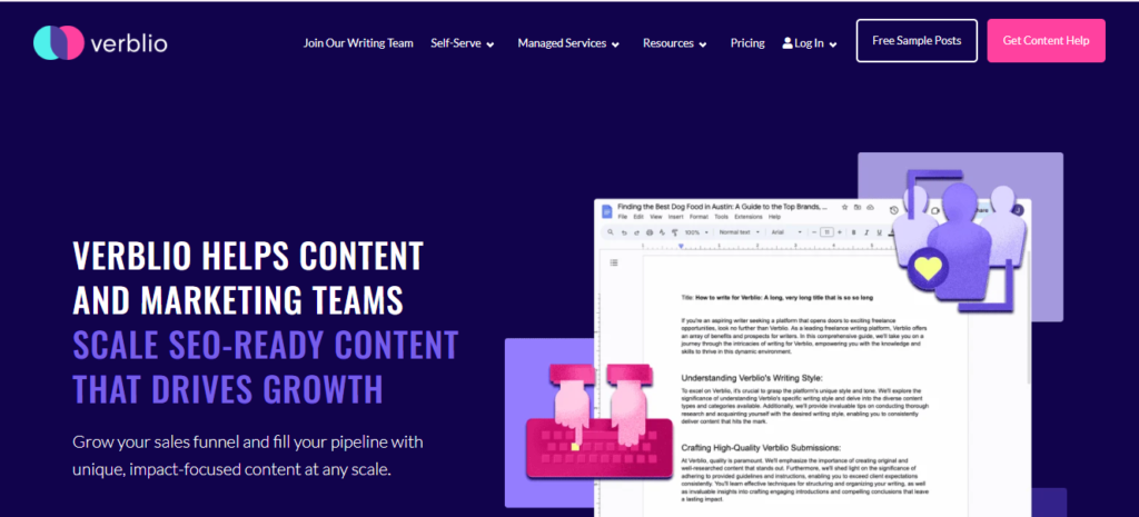 Verblio: Best Content Writing Services in NYC