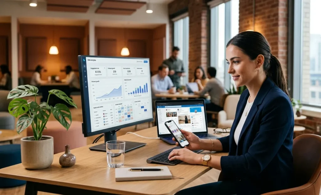 Social Media Account Management and Growth