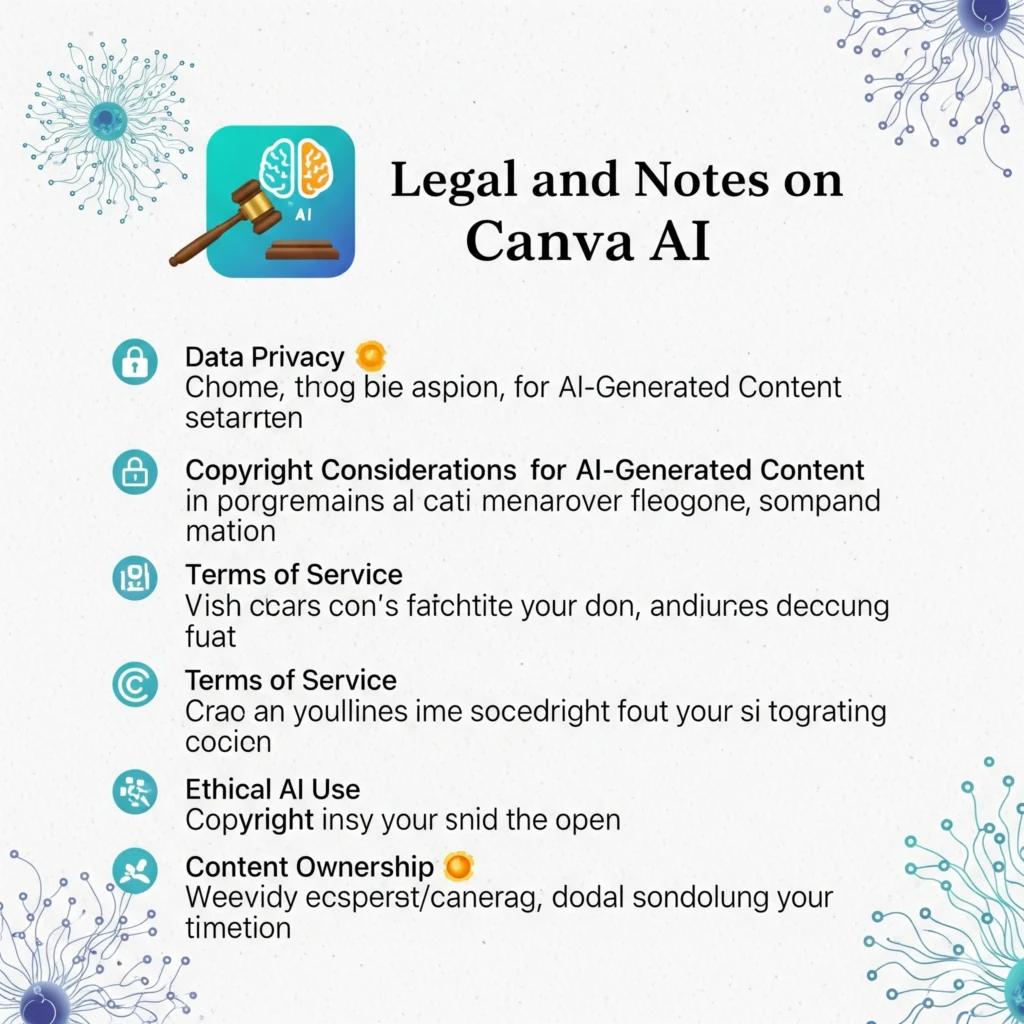 Legal and usage notes - Best Canva AI Design in 2025