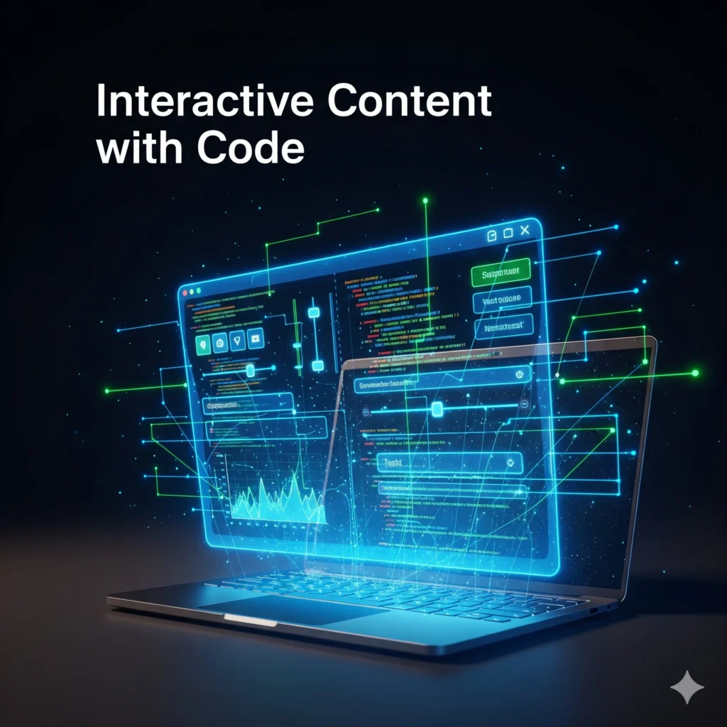 Interactive content with Code - Best Canva AI Design 2025