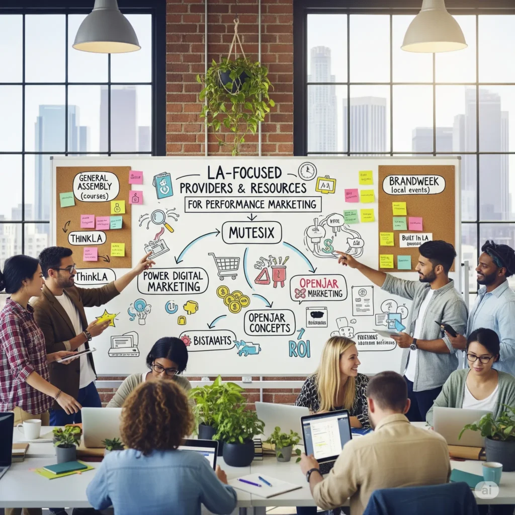 Examples of LA-focused providers and resources - Best Performance Marketing Services in Los Angeles