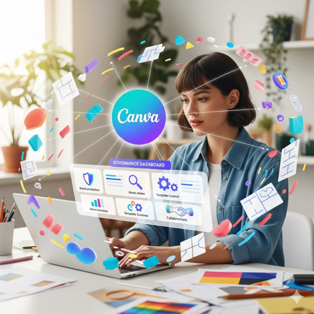 Brand governance inside Canva - Best Canva AI Design in 2025