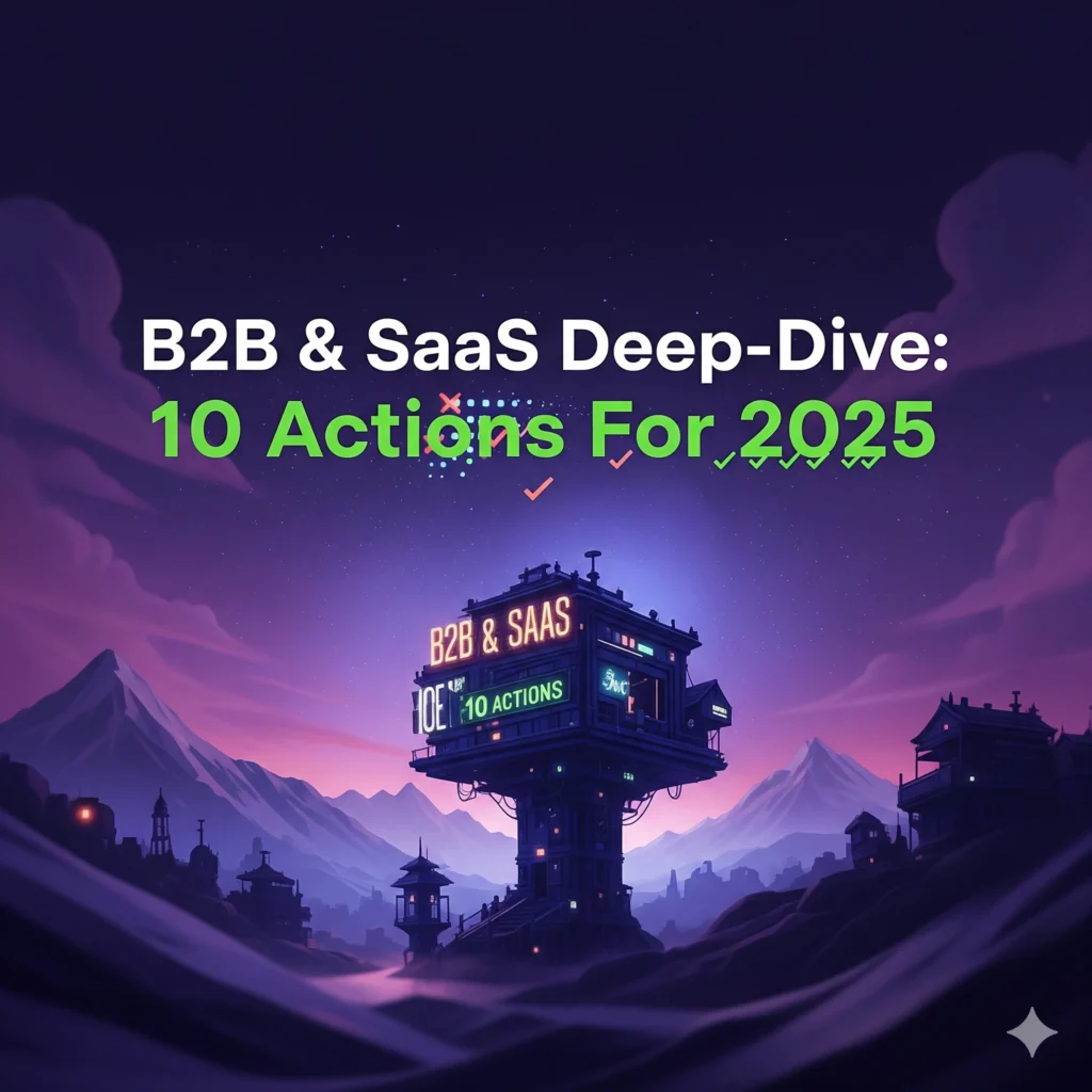 B2B & SaaS Deep‑Dive: 10 Actions For 2025 - Top SEO Services in USA