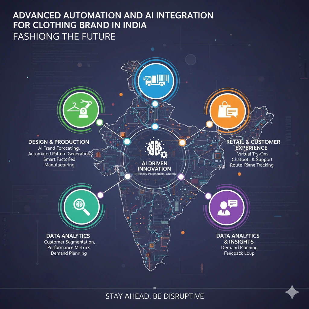 Advanced Automation and AI Integration - Clothing Brand in India
