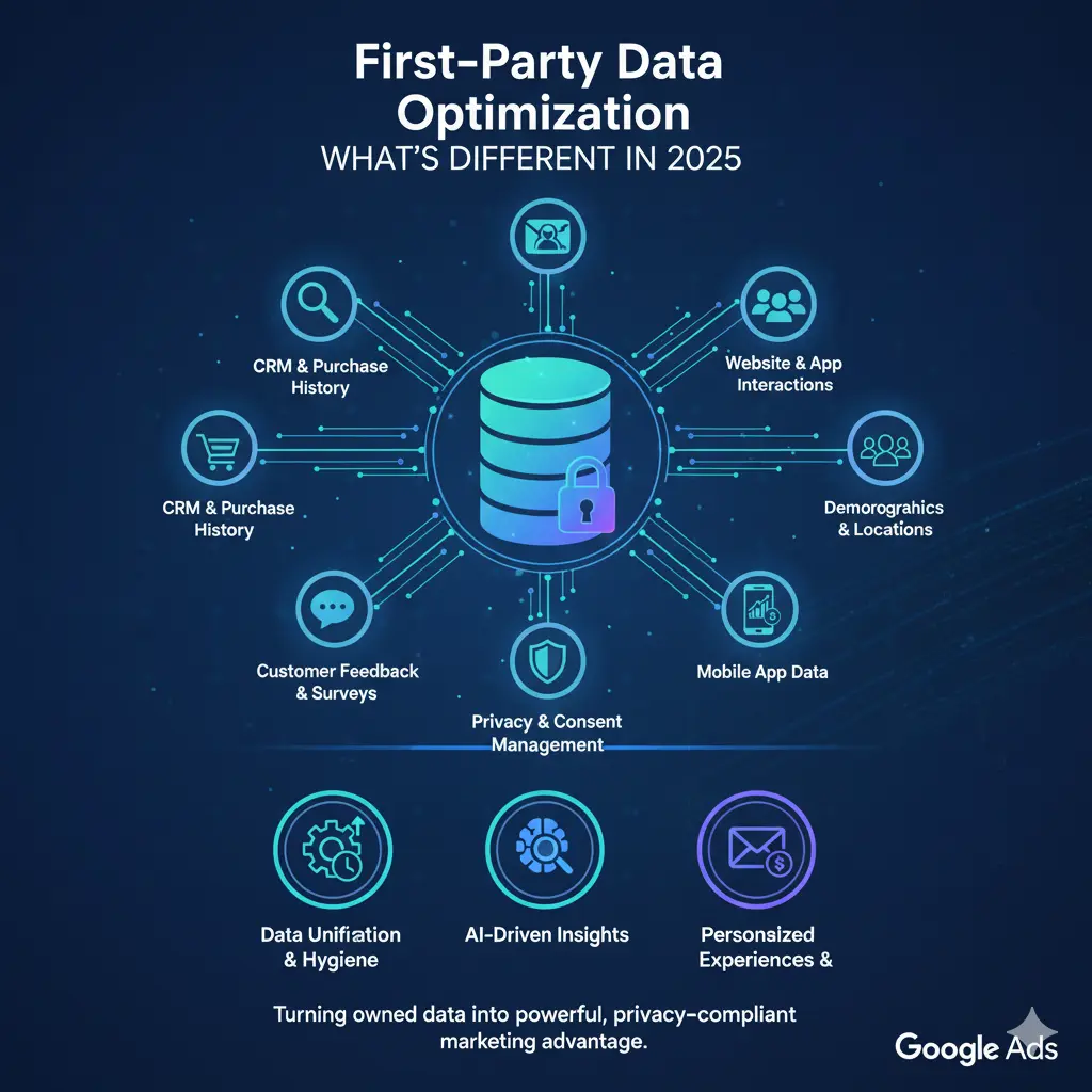 First-Party Data Optimization - Top Trending Google Ads Hacks