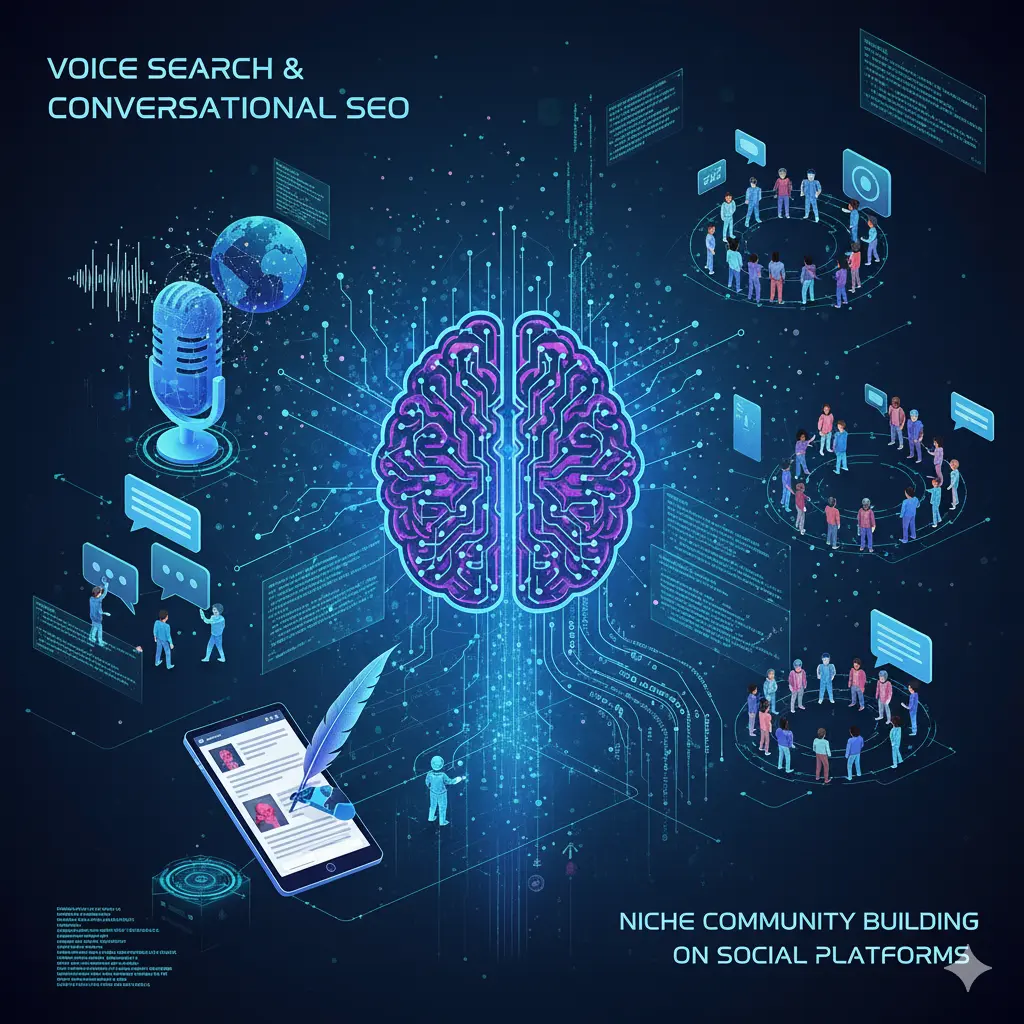 Voice Search & Conversational SEO - Digital Marketing Hacks for Success in 2025