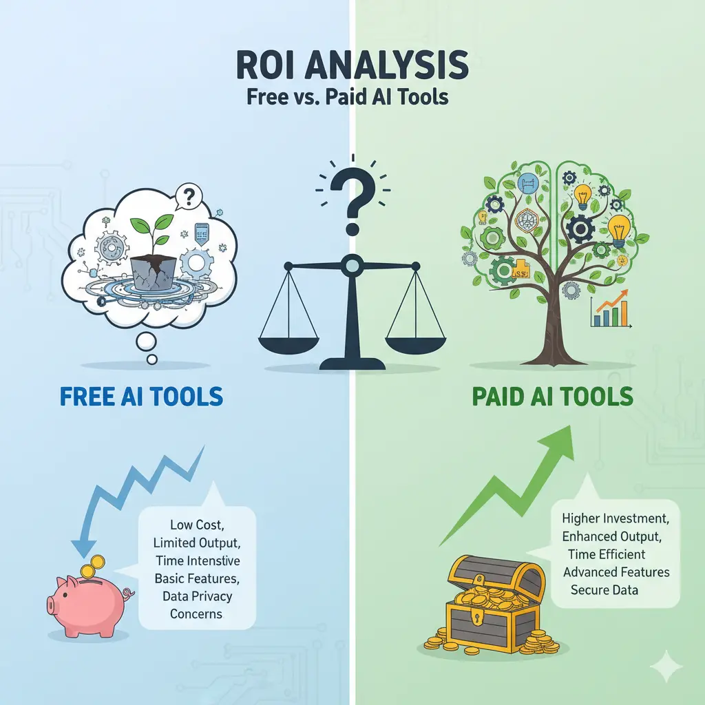ROI Analysis: Free vs. Paid AI Tools - AI Tools to Generate Leads
