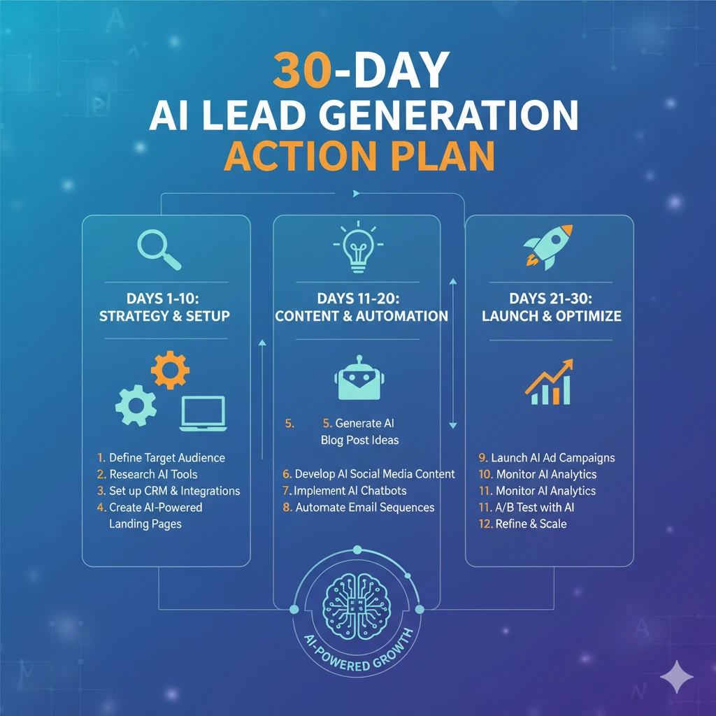 Your 30-Day AI Lead Generation Action Plan - AI Tools to Generate Leads