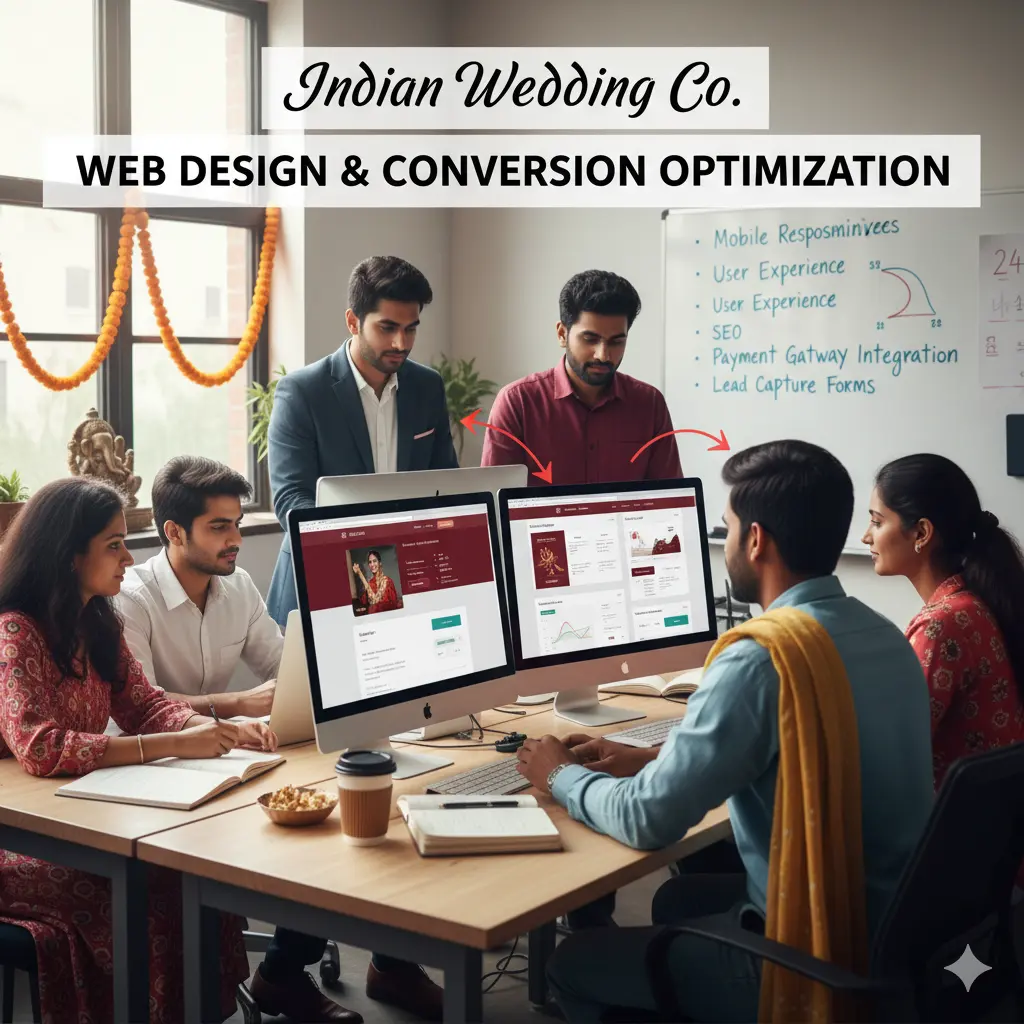 Web Design & Conversion Optimization - Digital Marketing Services for Wedding