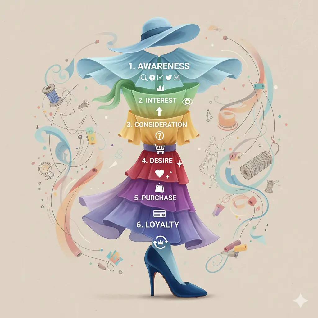 The Six Stages of the Fashion Marketing Funnel - Clothing Brand in India