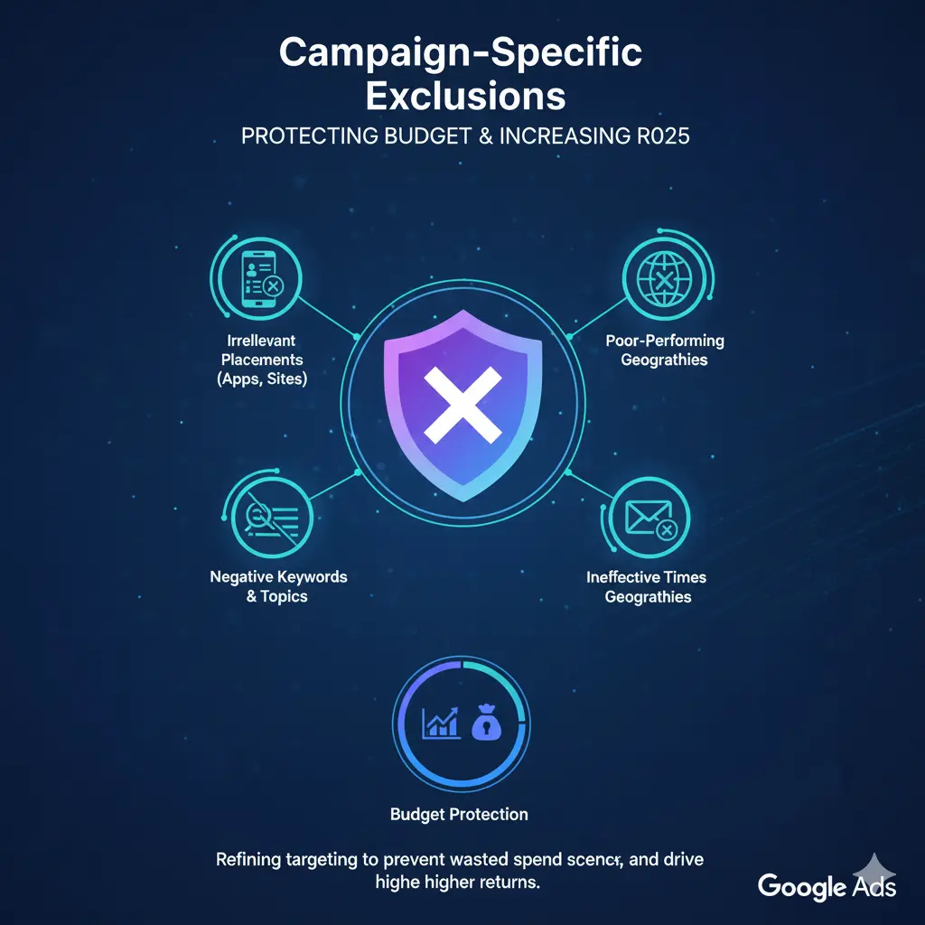 Campaign-Specific Exclusions - Top Trending Google Ads Hacks