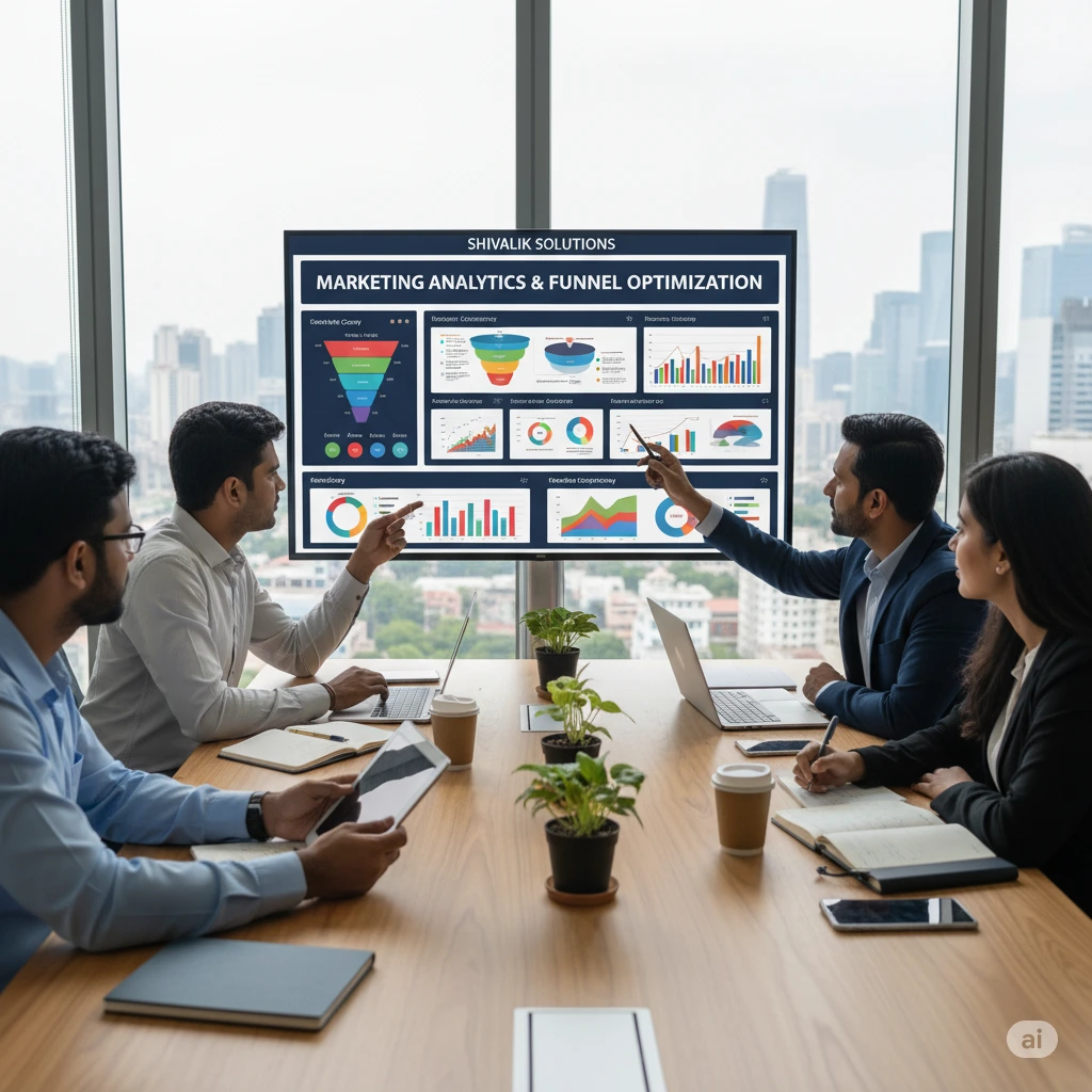 Marketing Analytics & Funnel Optimization - Digital Marketing Services for Wedding