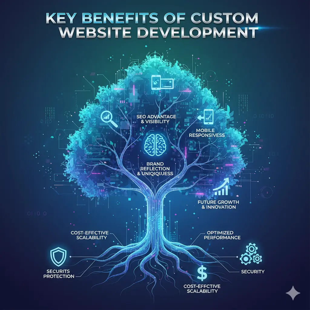 Key Benefits of Custom Website Development - Custom Website Development in USA