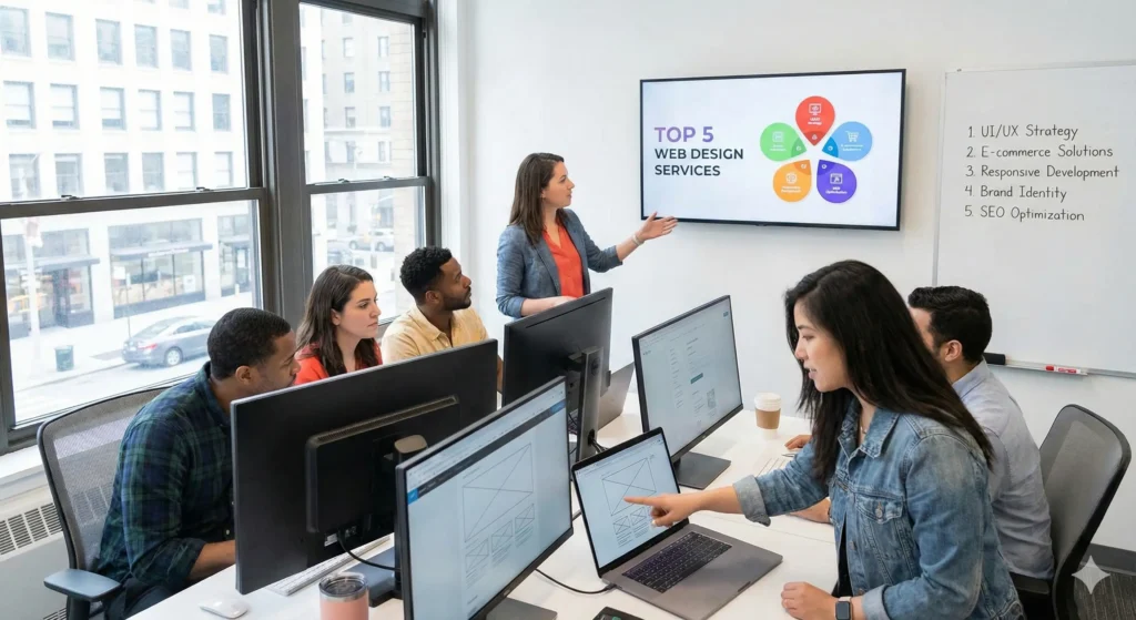 Top 5 Website Design Services from Google Search Results - Website Design Services in Dubai