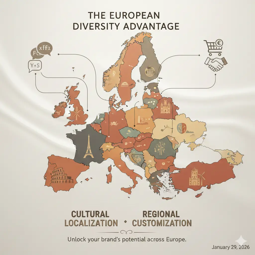 Cultural Localization and Regional Customization: The European Diversity Advantage - Social Media Marketing Services In Europe