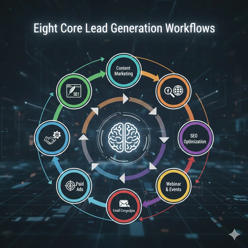 The Eight Core Lead Generation Workflows That Drive Predictable Results -