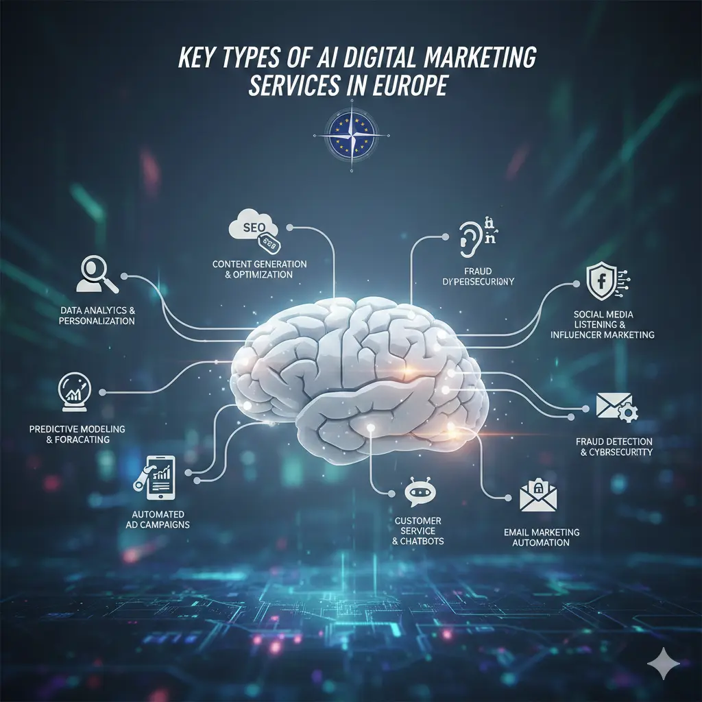 Key Types of AI Digital Marketing Services in Europe - AI Digital Marketing Services