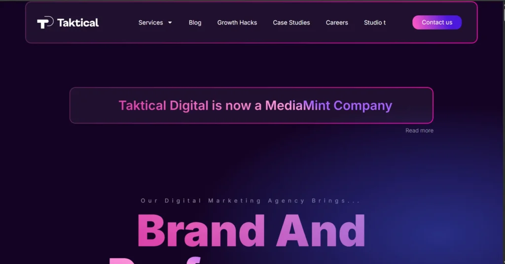 7. Taktical Digital: Best for NYC-Based Hands-On Execution ;Best digital marketing company in New York 2026 – Manhattan skyline with search and AI icons